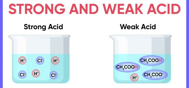 اسید قوی چیست و چه تفاوتی با اسید ضعیف دارد؟